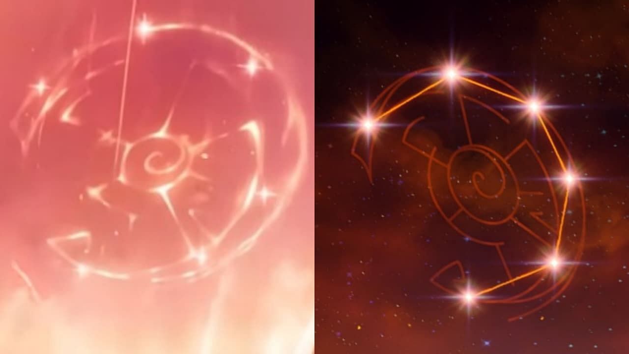 Bennett's constellation seen in Mare Jivari (Image via HoYoverse)